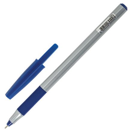 Ручка шариковая с грипом BRAUBERG "i-STICK POINT", СИНЯЯ, корпус серый, игольчатый узел 0,7 мм, линия письма 0,35 мм, 144021 Ручка шариковая с грипом BRAUBERG "i-STICK POINT", СИНЯЯ, корпус серый, игольчатый узел 0,7 мм, линия письма 0,35 мм, 144021