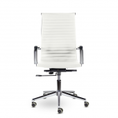 Кресло СН-300 Кайман В soft хром Ср S-0402 (белый) Кресло СН-300 Кайман В soft хром Ср S-0402 (белый)