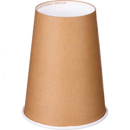 Стакан одноразовый бум 1-сл. d-90мм 300мл Крафт 50шт/уп (SP12)