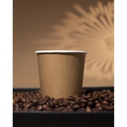 Стакан одноразовый бум 1-сл. d-90мм 300мл Крафт 50шт/уп (SP12)