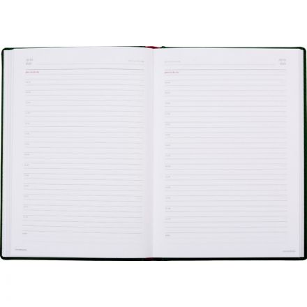 Ежедневник недатированный А5+, 136л, VELVET зеленый  3-115/05 Ежедневник недатированный А5+, 136л, VELVET зеленый  3-115/05