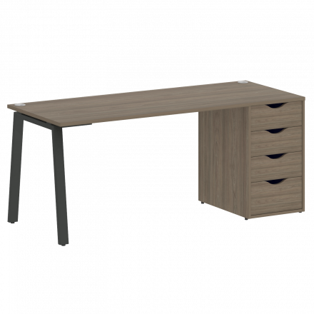 Home Office Стол письменный VR.SP-3-178.4.A Вяз/Антрацит металл 1780*720*750