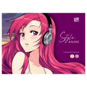Альбом для акварели, 30л., А4, на склейке ArtSpace "Anime style. Girl", 180г/м2 Альбом для акварели, 30л., А4, на склейке ArtSpace "Anime style. Girl", 180г/м2