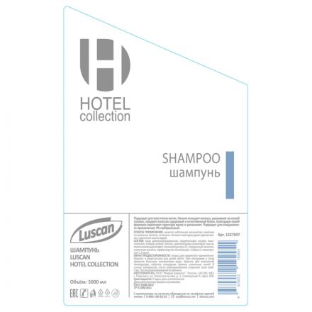 Шампунь Luscan Hotel collection, канистра 5000 мл Шампунь Luscan Hotel collection, канистра 5000 мл