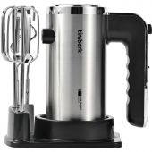 Миксер Timberk T-HM40S49, 550Вт, 5 режимов, подставка, серебристый Миксер Timberk T-HM40S49, 550Вт, 5 режимов, подставка, серебристый