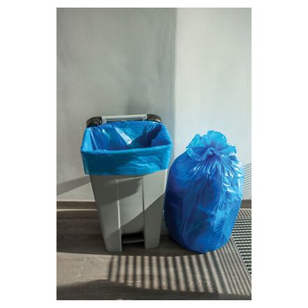 Мешки для мусора 160 л, синие, в рулоне 10 шт., ПВД, 21 мкм, 120х87 см, PACLAN "Big&Strong", 402001 Мешки для мусора 160 л, синие, в рулоне 10 шт., ПВД, 21 мкм, 120х87 см, PACLAN "Big&Strong", 402001