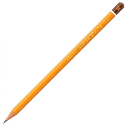 Карандаш чернографитный Koh-I-Noor 1500 2B заточенный