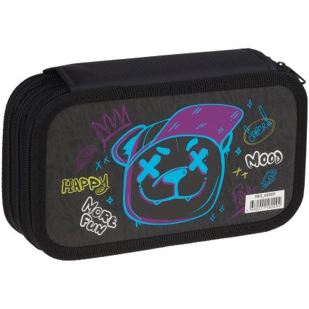 Пенал 3 отделения, 190*110 ArtSpace "More Fun", ламинированный картон, софт-тач Пенал 3 отделения, 190*110 ArtSpace "More Fun", ламинированный картон, софт-тач