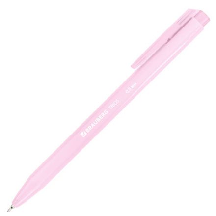 Ручка шариковая автоматическая BRAUBERG "TRIOS PASTEL COLOR", СИНЯЯ, корпус ассорти, пишущий узел 0,5 мм, линия письма 0,3 мм, 144496 Ручка шариковая автоматическая BRAUBERG "TRIOS PASTEL COLOR", СИНЯЯ, корпус ассорти, пишущий узел 0,5 мм, линия письма 0,3 мм, 144496