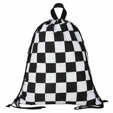 Мешок для обуви BRAUBERG большой удобный с ручкой, 51х41 см, "Black and White", 271595