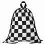 Мешок для обуви BRAUBERG большой удобный с ручкой, 51х41 см, "Black and White", 271595