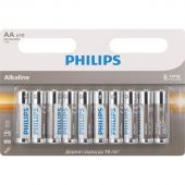 Батарейка Philips Entry AA LR6A10B/51 LR6-10BL 10 шт/уп Батарейка Philips Entry AA LR6A10B/51 LR6-10BL 10 шт/уп