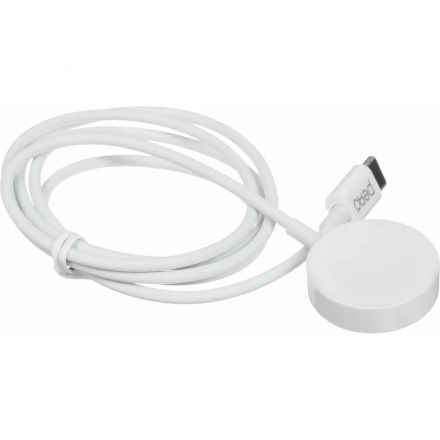 Зарядное устройство PERO беспр. TC19 USB-C для Apple Watch, магнитн, белое
