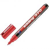 Маркер перманентный EDDING E-370 красный 1мм круглый наконечник Маркер перманентный EDDING E-370 красный 1мм круглый наконечник