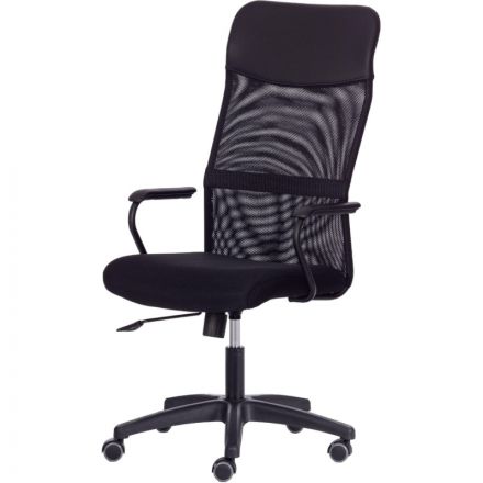 Кресло UT_Easy Chair 618 сетка/кож.зам, черный, 36-6/W-11 Кресло UT_Easy Chair 618 сетка/кож.зам, черный, 36-6/W-11