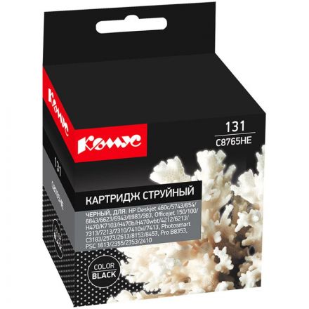 Картридж струйный Комус 131 C8765HE чер. для HP DJ 5743/6543 Картридж струйный Комус 131 C8765HE чер. для HP DJ 5743/6543
