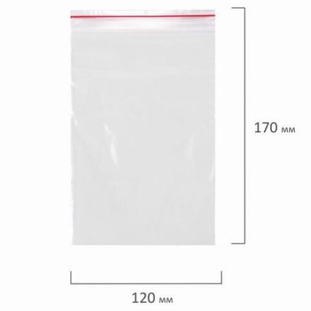 Пакеты с замком ZIP LOCK "зиплок", комплект 100 шт., 120х170 мм, ПВД, толщина 35 микрон, BRAUBERG, 606212 Пакеты с замком ZIP LOCK "зиплок", комплект 100 шт., 120х170 мм, ПВД, толщина 35 микрон, BRAUBERG, 606212