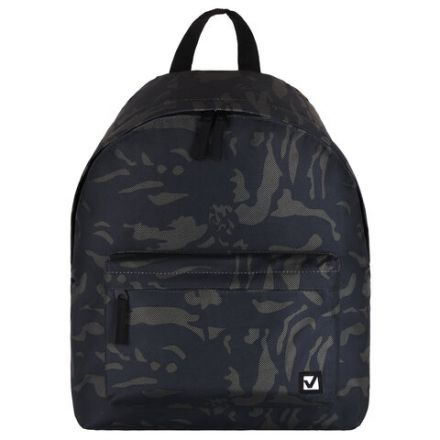 Рюкзак BRAUBERG СИТИ-ФОРМАТ универсальный, "Black camouflage", черный, 41х32х14 см, 225367 Рюкзак BRAUBERG СИТИ-ФОРМАТ универсальный, "Black camouflage", черный, 41х32х14 см, 225367