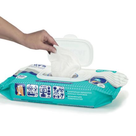 Антисептические салфетки влажные 50 штук SMART MEDICAL, без спирта, крышка-клапан, 72034 Антисептические салфетки влажные 50 штук SMART MEDICAL, без спирта, крышка-клапан, 72034