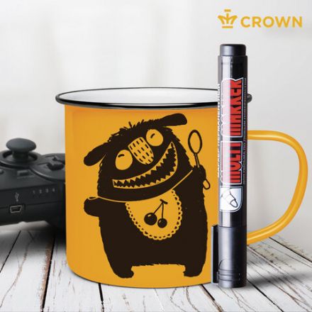 Маркер перманентный CROWN "Multi Marker", ЧЕРНЫЙ, круглый наконечник, 3 мм, CPM-800 Маркер перманентный CROWN "Multi Marker", ЧЕРНЫЙ, круглый наконечник, 3 мм, CPM-800