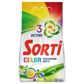 Порошок для машинной стирки Sorti "Color", 3кг Порошок для машинной стирки Sorti "Color", 3кг