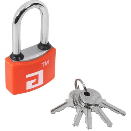 Замок навесной УЗК Аллюр ВС1Ч-364ПД (42xd=6x39) чугун красный(дл.дужка/5кл)