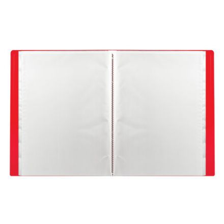 Папка 20 вкладышей STAFF, эконом, красная, 0,5 мм, 225694 Папка 20 вкладышей STAFF, эконом, красная, 0,5 мм, 225694