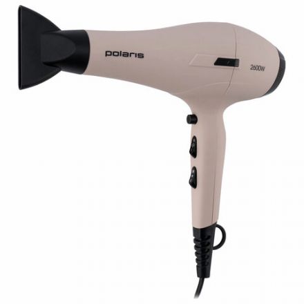 Фен POLARIS PHD 2600AСi Salon Hair, 2600 Вт, 2 скорости, 3 температурных режима, ионизация, розовый пепел, 64278, PHD 2600ACi Фен POLARIS PHD 2600AСi Salon Hair, 2600 Вт, 2 скорости, 3 температурных режима, ионизация, розовый пепел, 64278, PHD 2600ACi