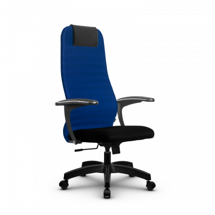 Кресло Метта SU-BU150-10 синее/черное Pl