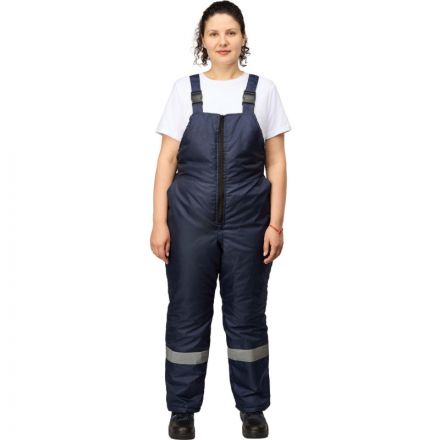 Полукомбинезон рабочий зимний женский з46-ПК синий (р.52-54) 158-164 Полукомбинезон рабочий зимний женский з46-ПК синий (р.52-54) 158-164