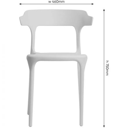 Стул CT_ ENOVA белый