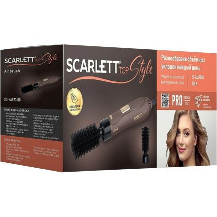 Фен-щетка Scarlett Top Style SC-HAS73I08 (800 Вт, Мокко с золотом) Фен-щетка Scarlett Top Style SC-HAS73I08 (800 Вт, Мокко с золотом)