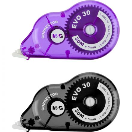 Корректирующая лента M&G Evo 5мм x 30м, цвет в ассортименте, в блистере Корректирующая лента M&G Evo 5мм x 30м, цвет в ассортименте, в блистере