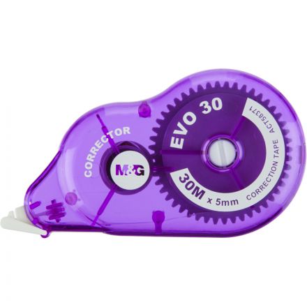 Корректирующая лента M&G Evo 5мм x 30м, цвет в ассортименте, в блистере Корректирующая лента M&G Evo 5мм x 30м, цвет в ассортименте, в блистере