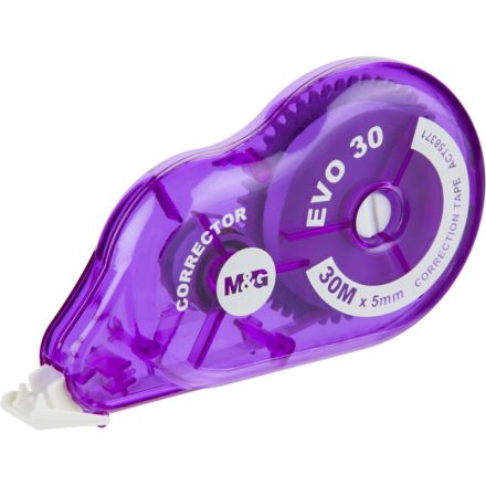 Корректирующая лента M&G Evo 5мм x 30м, цвет в ассортименте, в блистере Корректирующая лента M&G Evo 5мм x 30м, цвет в ассортименте, в блистере