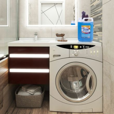 Гель для стирки белья и всех видов тканей 5 л, LAIMA PROFESSIONAL "Альпийская Свежесть", 608655 Гель для стирки белья и всех видов тканей 5 л, LAIMA PROFESSIONAL "Альпийская Свежесть", 608655