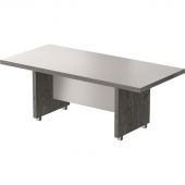 Стол Д_EASY Director для переговоров ДСП мел. Асканит/желез.кам 801.004