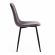 Стул BREEZE (mod. 4724) Велюр/металл , 44 х 53 х 87 см, Dark grey (темно-серый) HLR24 / черный
