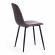 Стул BREEZE (mod. 4724) Велюр/металл , 44 х 53 х 87 см, Dark grey (темно-серый) HLR24 / черный