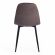 Стул BREEZE (mod. 4724) Велюр/металл , 44 х 53 х 87 см, Dark grey (темно-серый) HLR24 / черный