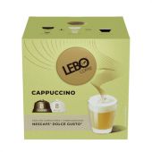 Кофе в капсулах LEBO "Cappuccino" для кофемашин Dolce Gusto, 8 порций (16 капсул)