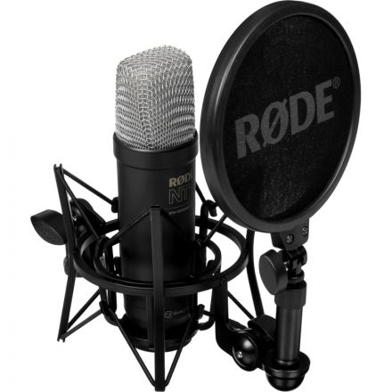 Микрофон Rode NT1 5th Generation Black, студийный, конденс, АЦП 192кГц, DSP Микрофон Rode NT1 5th Generation Black, студийный, конденс, АЦП 192кГц, DSP