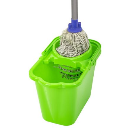 Ведро 9,5 л для уборки КОМПЛЕКТ с ОТЖИМОМ (сетчатый) пластик, для веревочных и ленточных МОПов, IDEA, М 2421 Ведро 9,5 л для уборки КОМПЛЕКТ с ОТЖИМОМ (сетчатый) пластик, для веревочных и ленточных МОПов, IDEA, М 2421