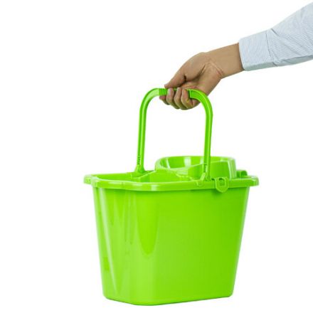 Ведро 9,5 л для уборки КОМПЛЕКТ с ОТЖИМОМ (сетчатый) пластик, для веревочных и ленточных МОПов, IDEA, М 2421 Ведро 9,5 л для уборки КОМПЛЕКТ с ОТЖИМОМ (сетчатый) пластик, для веревочных и ленточных МОПов, IDEA, М 2421