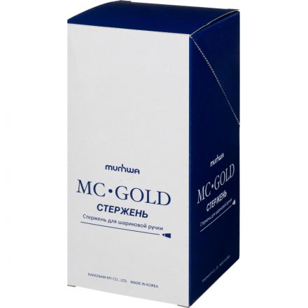 Стержень шариковый MunHwa Option, MC Gоld синий, 142мм, 0,5мм, RF-02 Стержень шариковый MunHwa Option, MC Gоld синий, 142мм, 0,5мм, RF-02