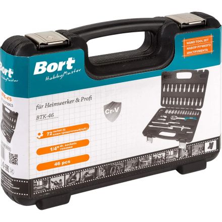 Набор инструмента ручного BORT BTK-46 (91279903) Набор инструмента ручного BORT BTK-46 (91279903)