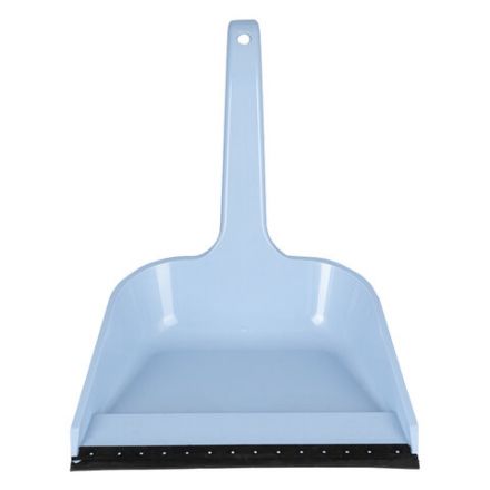 Совок для мусора, высокая рукоятка 20 см, резиновая кромка, пластик, цвет ассорти, 416, 434160065 Совок для мусора, высокая рукоятка 20 см, резиновая кромка, пластик, цвет ассорти, 416, 434160065