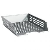 Лоток для бумаг горизонтальный СТАММ "XXL", серый Лоток для бумаг горизонтальный СТАММ "XXL", серый