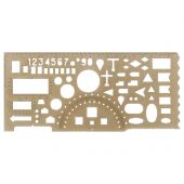 Линейка офицерская СТАММ, пластиковая, прозрачная, тонированная коричневая Линейка офицерская СТАММ, пластиковая, прозрачная, тонированная коричневая