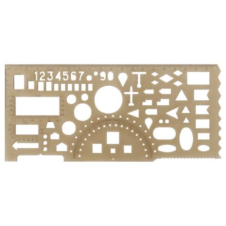 Линейка офицерская СТАММ, пластиковая, прозрачная, тонированная коричневая Линейка офицерская СТАММ, пластиковая, прозрачная, тонированная коричневая